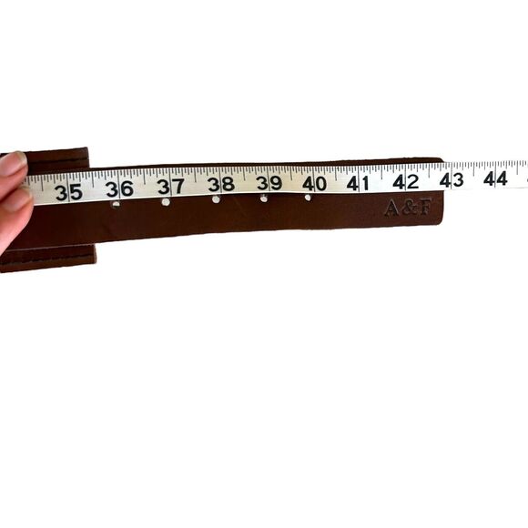 A&F Leather Belt Beaded Embellished Womens Medium Western Boho Abercrombie Fitch - Picture 5 of 5